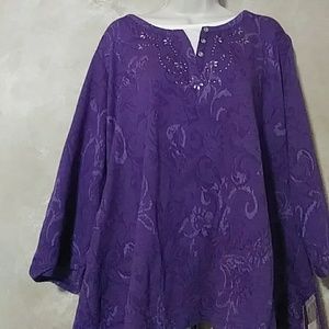 🎉HP🎉🆕 Gloria Vanderbilt "Celine" Purple 3X